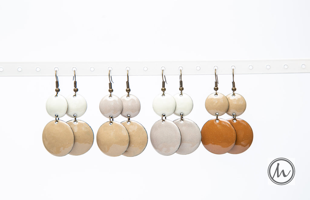 Sahara fülbevaló homokszínekben