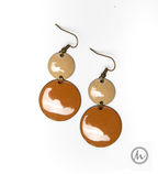 Sahara - Desert fülbevaló homokszínekben