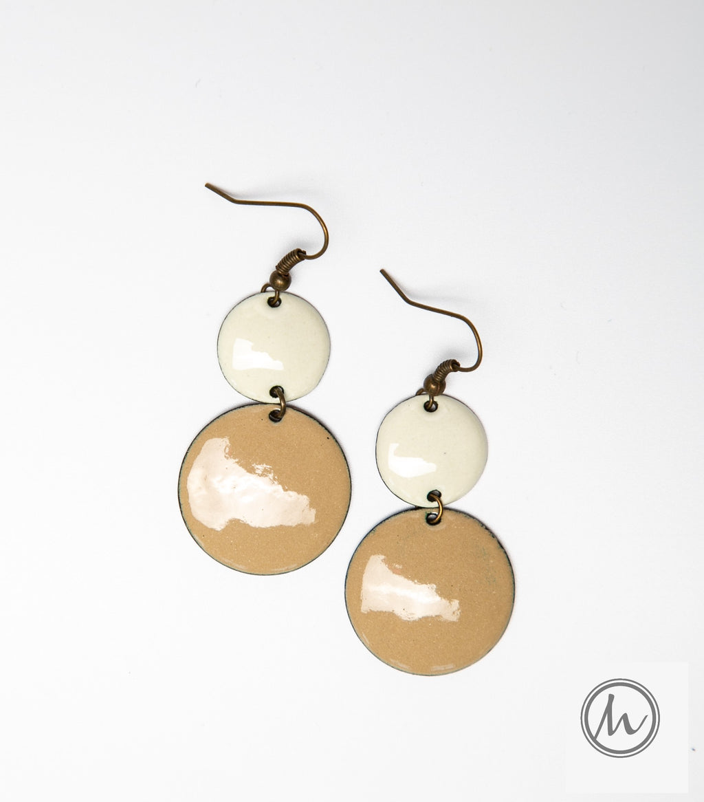 Sahara fülbevaló homokszínekben