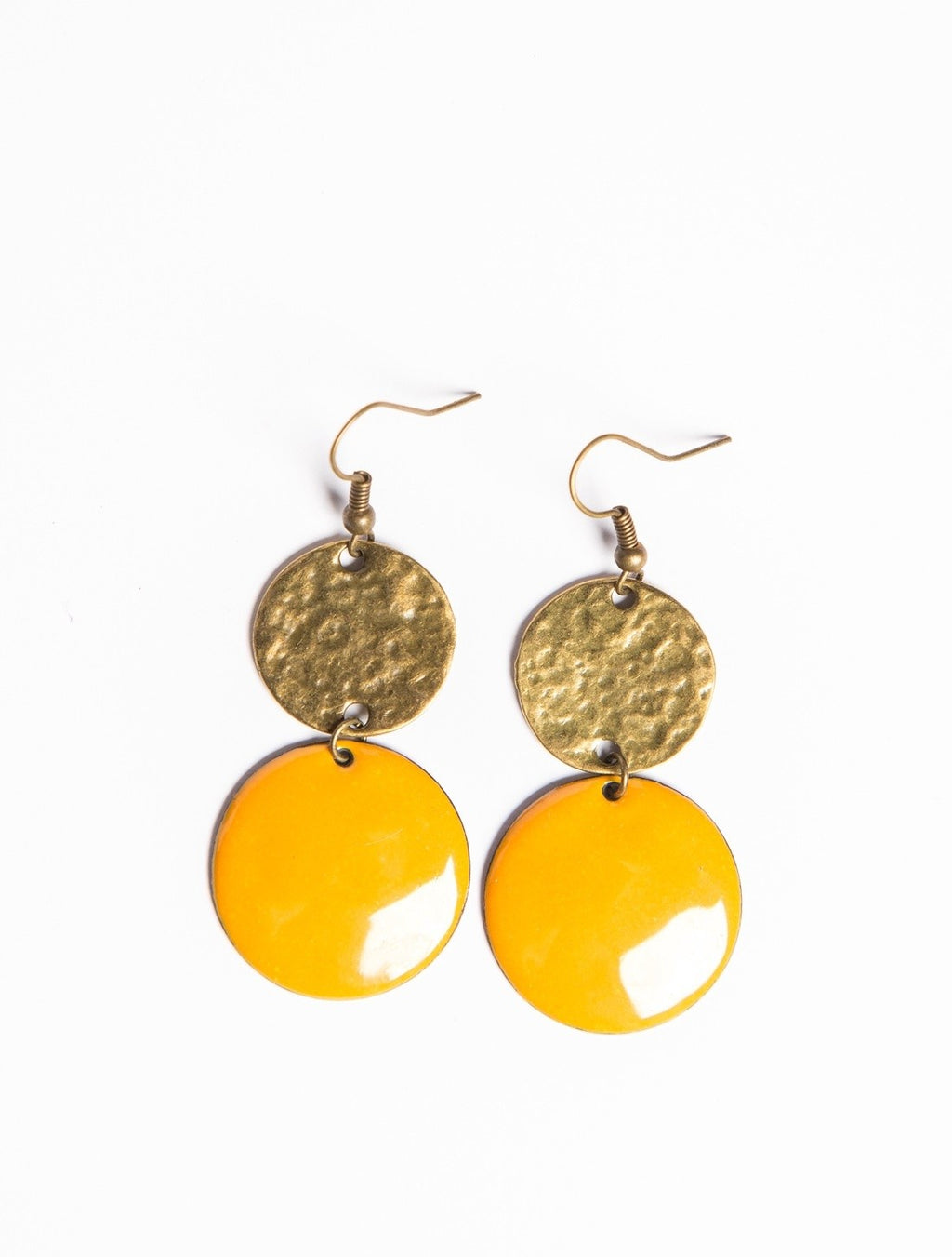 Larrikin - vagány kétrészes tűzzománc fülbevaló