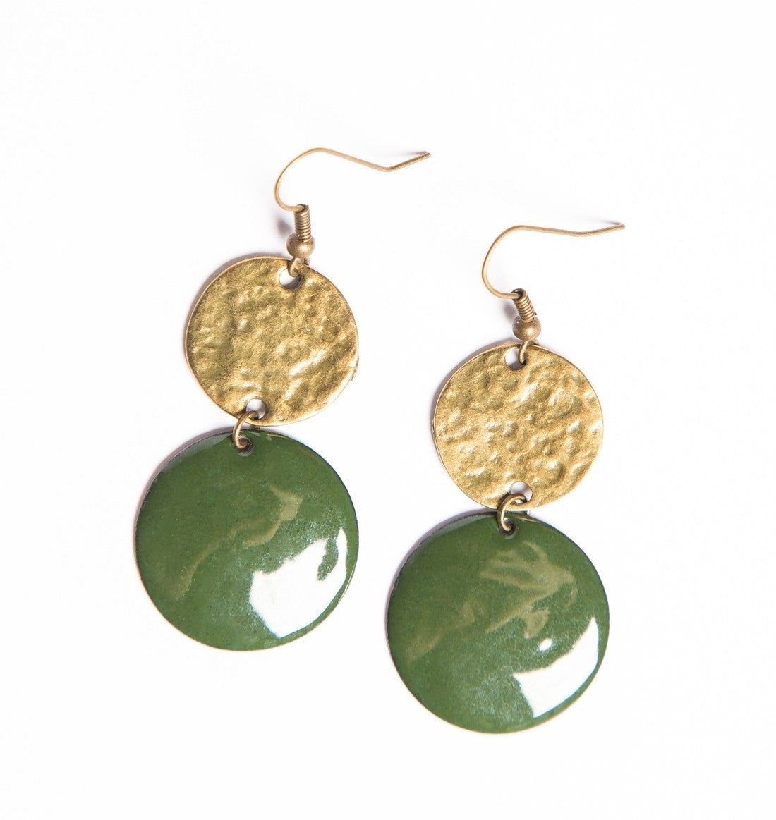 Larrikin - vagány kétrészes tűzzománc fülbevaló